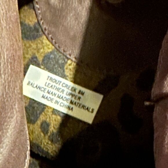 OTBT Trout Creek leather riding boots brown zip up size 8 - Picture 6 of 6